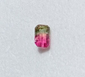 パーティーカラートルマリン 0.330ct 天然 ルース ピンク×グリーン 