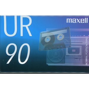 【ゆうパケット対応】maxell カセットテープ ノーマルポジション UR-90N 90分 [管理:1100049921]