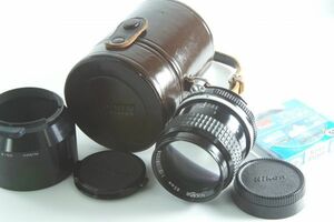 -え01-★美品★ Nikon Ai NIKKOR 85mm F2 ニコン 単焦点レンズ　015658816495