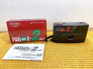 未使用　送料520円！　貴重　PANORAMA＆STANDARD　PAN NEW X-2WAY　35mm　コンパクトカメラ　フィルムカメラ　カメラ　長期保管品　現状品