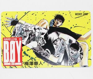 HARELUYA Ⅱ BOY WEEKLY JUMP ハレルヤ　ボーイ/梅澤春人/週刊少年ジャンプ 50度数 テレホンカード テレカ 未使用 送料84円