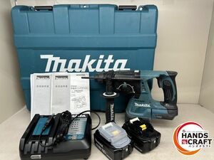 ♪ マキタ HR244DRGX ハンマドリル 18V バッテリー2個 充電器 ケース付 makita【中古】