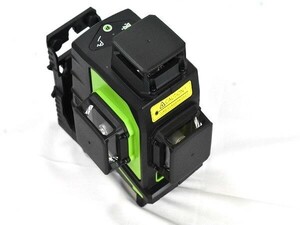 1円スタート 訳有 Huepar レーザー墨出し器 3x360° グリーン レーザー クロスライン 大矩 フルライン照射 受光器 GF360G グリーン A06647