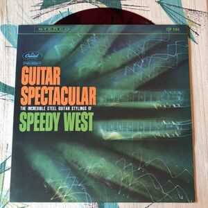 SPEEDY WEST 国内 赤盤 LP GUITAR SPECTACULAR ロカビリー