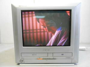 ☆大阪発 引取希望 SHARP/シャープ VHS テレビデオ VT-17DV30 2005年製 DVD不可！160サイズ発送