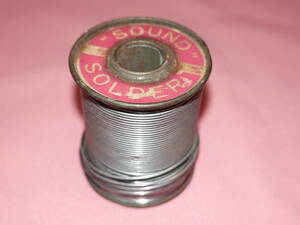 SOUND SOLDER ハンダ　ビンテージ半田　約φ1.16ｍｍ　50ｃｍ単位切り売り