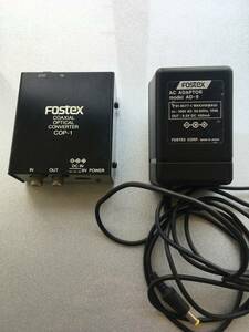 ・FOSTEX コアキシャル オプチカル コンバーター COP-1 COAXIAL OPTICAL CONVERTER ・