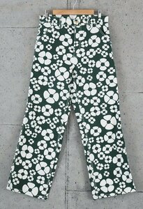 Carhartt × MARNI カーハート × マルニ 23SS Single Knee Pants f.green 花柄 シングルニー パンツ グリーン サイズM