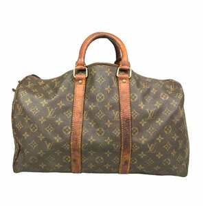 1円～ ルイヴィトン LOUIS VUITTON バッグ ボストンバッグ キーポル45 USA限定 モノグラム M41428 レザー ブラウン 中古