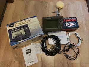 ローランス　GPS魚探　LCX-15MT 中古品 魚群探知機 LOWRANCE　格安出品！