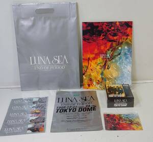 □ LUNASEA 1998年グッズ END OF PERIOD パンフレット ポストカード ちらし ステッカー ジグゾーパズル まとめセット