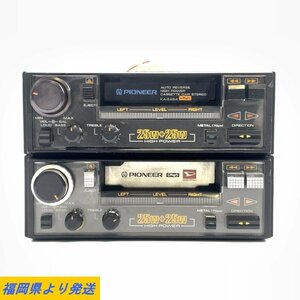 PIONEER KA-E454 パイオニア カーオーディオセット アンプ内蔵カセットデッキ 通電OK ※再生NG 状態説明あり○ジャンク品【福岡】