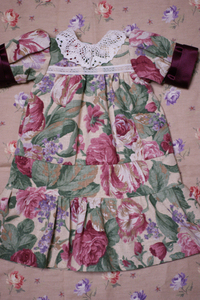 ビスクドールお洋服 エポックドレス 〜60cmサイズ　1