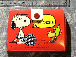 スヌーピー 懐かしい昭和レトロ文房具 ペーパーボックス ボール紙製 ミニお道具箱 サンリオ SNOOPY JOE CHOKE 150 JQCA