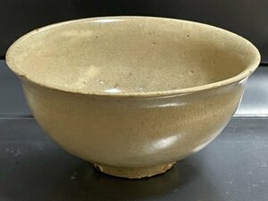 粉引茶碗 高麗茶碗 井戸茶碗 直径 約11.5cm ■ 茶道 茶道具 茶器 陶器 陶芸 唐物 李朝・高麗 青磁 ■ 茶道家所蔵品 ■ 駒A 松831