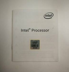 正規品 【 INTEL CORE i3 10th Gen 】エンブレムシール 未使用 INTEL CORE i3 シール 複数在庫 