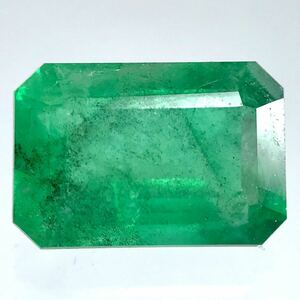 (天然エメラルド1.025ct)m 約7.5×5.1mmソーティング付 ルース 裸石 宝石 ジュエリーjewerly emerald DA0/DA0 i