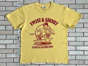 【売り切り】ＵＳＥＤ　キャピタルレディオワン　CAPITAL RADIO ONE　半袖Ｔシャツ　サイズＳ　TWIST&SHOUT　キャブ　C.A.B CLOTHING