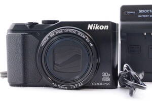 Nikon ニコン Coolpix S9900 コンパクトデジタルカメラ ブラック ボディ 