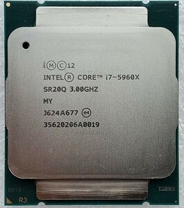 Intel Core i7-5960X SR20Q 8C 3GHz 20MB 140W LGA2011-3CM8064801547964
