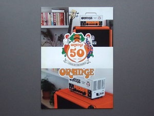 【カタログのみ】ORANGE 50 1968-2018 VOICE OF THE WORLD 検 アンプ AD TH OR CRUSH PRO CABINET TERROR ROCKERVERB DUAL DARK オレンジ