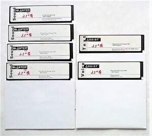 【ジャンク｜5.25”FD：6枚組】Sound BLASTER 16 for PC-9800 Series｜Creative Technology 1993,94年【FDのみ｜動作未確認】