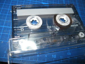 使用済み　中古　 カセットテープ　日立Maxell　UR]10　Type1　ノーマル　10分 6本 No.94　爪あり　ラベルに記載ある物も