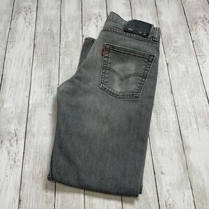 LEVIS514　Ｗ32Ｌ32　黒ブラックデニム　ストレッチストレート　メンズ.