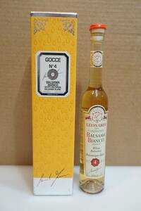 バルサミコ酢　GOCCE 　N°４　LEONARDI 　1871　 CONDIMENTO WHITE　イタリア製 