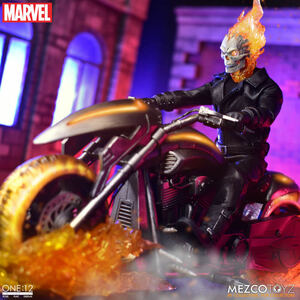 Mezco Toyz One:12 ゴーストライダー & ヒルバイク 未開封新品 Ghost Rider & Hell Cycle Set メズコトイズ マーベル 検) ホットトイズ