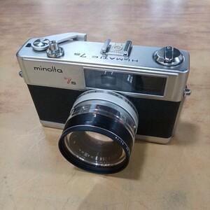 minolta HI-MATIC 7s ミノルタ フィルムカメラ カメラ レトロ 当時物 中古 ジャンク 長期保管 