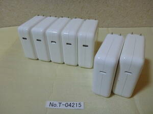 T-04215 / Apple / USB-C Power Adapter / A1718・A1947 / 61W / 全7個セット / 動作未確認 / ゆうパック発送 / 60サイズ / ジャンク扱い