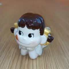 不二家　ペコちゃん　置物　エンジェル　天使　陶器製