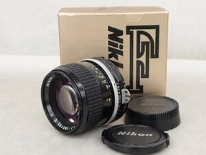 Nikon 単焦点レンズ Ai NIKKOR 85mm F2 元箱付き ニコン ▽ 6E100-14