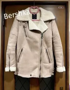 SALE＊Bershka フェイクムートンライダースジャケット  Sサイズ＊