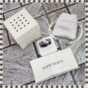 ディーゼル リング スチール ロゴ 21号 メンズ 付属品あり DIESEL