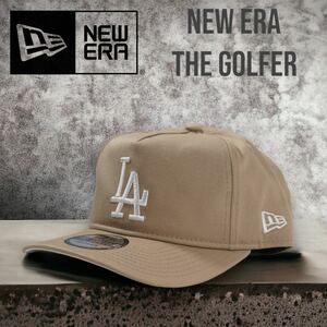 ◆日本未発売◆NEW ERA THE Golfer Los Angeles Dodgers Cap タンカラー　LA ロサンゼルスドジャース　LA 大谷翔平　ニューエラ