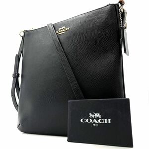 1円《 ミニマリスト 》COACH コーチ ショルダーバッグ クロスボディ ミニバッグ レザー 革 ブラック 黒 メンズ ビジネス ロゴ金具 斜め掛け