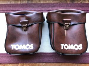 トモス　TOMOS リアサイドバック左右　（ブラウン）　渋い色！