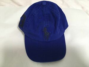 【タグ付き新品】POLO RALPH LAUREN ポロラルフローレン キャップ帽子 ONE SIZE 4-7 ポニーCAP