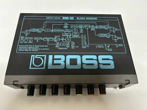 通電のみチェック　BOSS RDD-20 DIGITAL DELAY BLOCK DIAGRAM ブロックダイアグラム BK RDD-20 マイクロラックシリーズ デジタルディレイ 