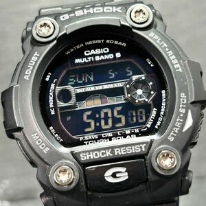 美品 CASIO カシオ G-SHOCK ジーショック GW-7900B-1 腕時計 タフソーラー 電波ソーラー デジタル 多機能 ブラック メンズ 動作確認済み