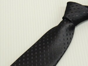 西陣織　フォーマルネクタイ　黒　小紋　シルク100％　日本製
