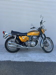 ヤフオク いますぐ落札 HONDA CB750K4 K0仕様 K1ゴールド 車検付き ウエマツ ステージ4 レストア車