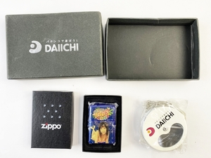 未使用　保管品　ZIPPO 『ほしのあき 胸キュン パラダイス』携帯灰皿付き DAIICHI パチンコ オイルライター ジッポ