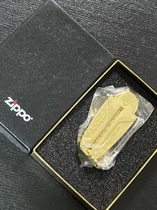 zippo ゴールド メタル フリント ケース GOLD FLINT METAL CASE BRADFORD PA USA ケース 取扱説明書付き