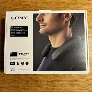1円スタート！【未使用】Sony SRS-NS7 ワイヤレスネックバンドスピーカー ソニー ネックスピーカー