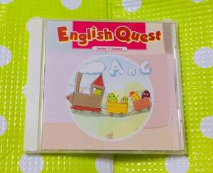 即決『同梱歓迎』幼児教育CD◇English Questジュニア1コース 幼児英語 旺文社◎CD×DVD多数出品中♪ｚ128