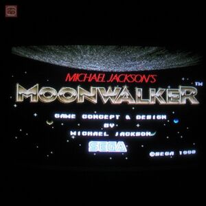 1円〜 セガ/SEGA マイケル・ジャクソンズ・ムーンウォーカー Michael Jackson’s MOONWALKER イン取純正 コンパネシール付 動作確認済【20