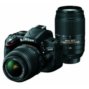 中古 １年保証 美品 Nikon D5100 18-55mm 55-300mm VR ダブルズームキット